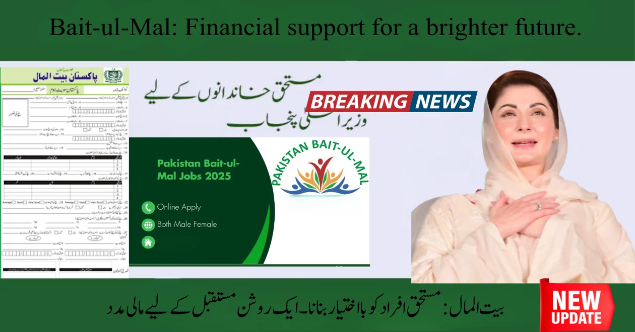 Financial Help for Deserving People – Rs. 30,000 Support from Bait-ul-Maal Punjab 2025