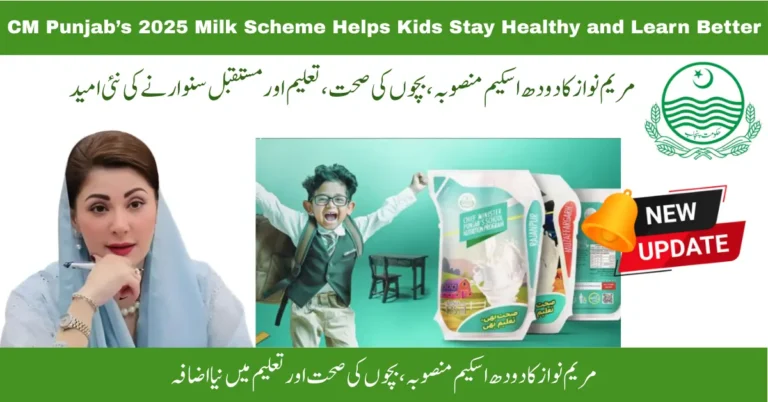 CM Punjab School Meal Scheme 2025: Giving Kids Milk Every Day to Help Them Learn Better