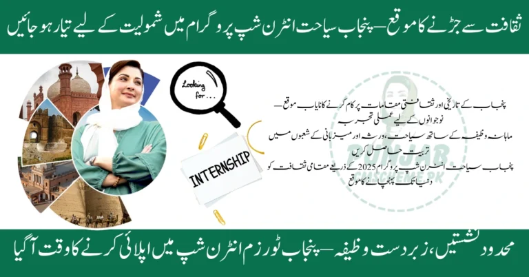 Punjab Tourism Internship Program 2025
